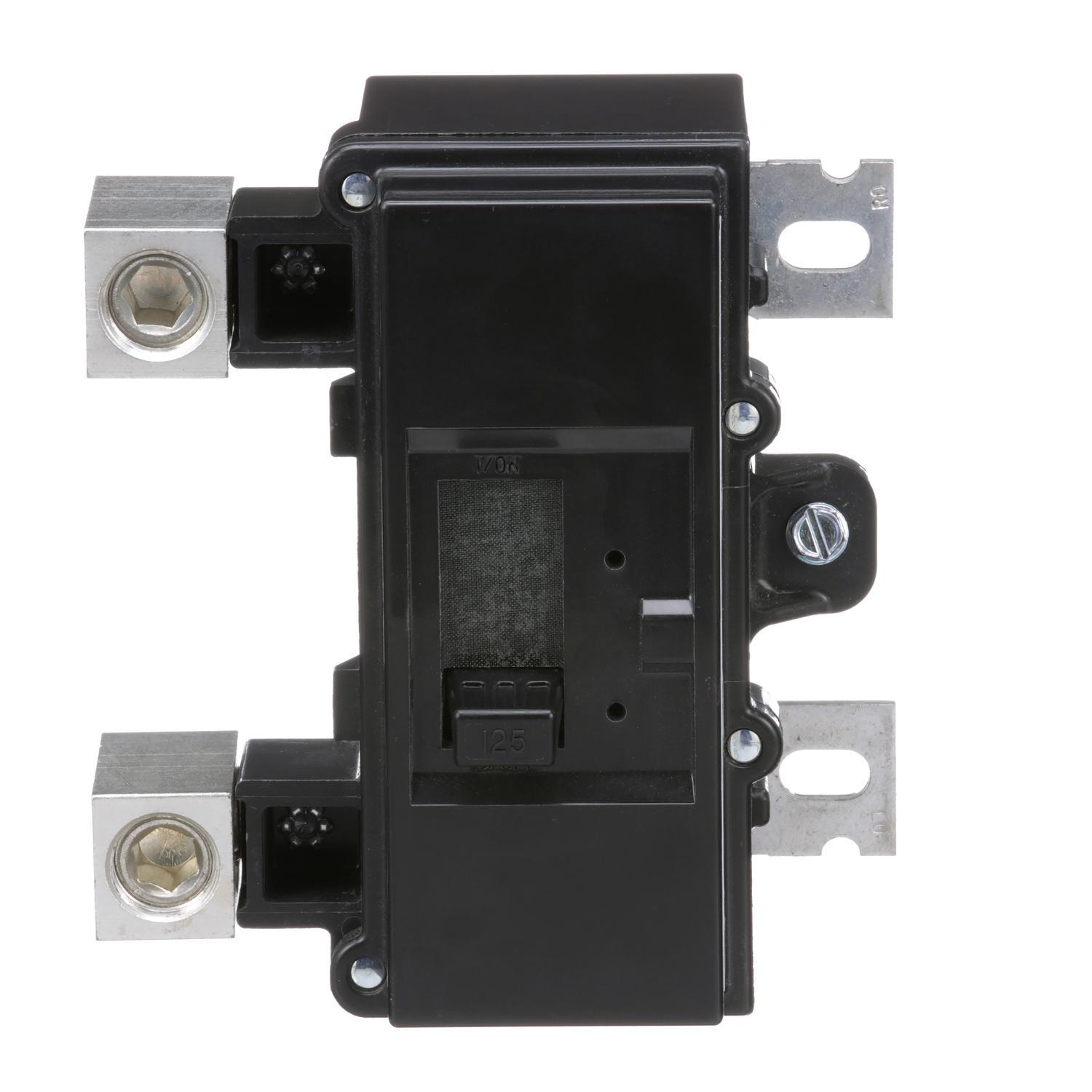 Square D™ QO™ QOM2125VH Standard Miniature Circuit Breaker, 240 V AC, 125 A, 22 kA Interrupt, 2 Poles, Thermal Magnetic Trip
