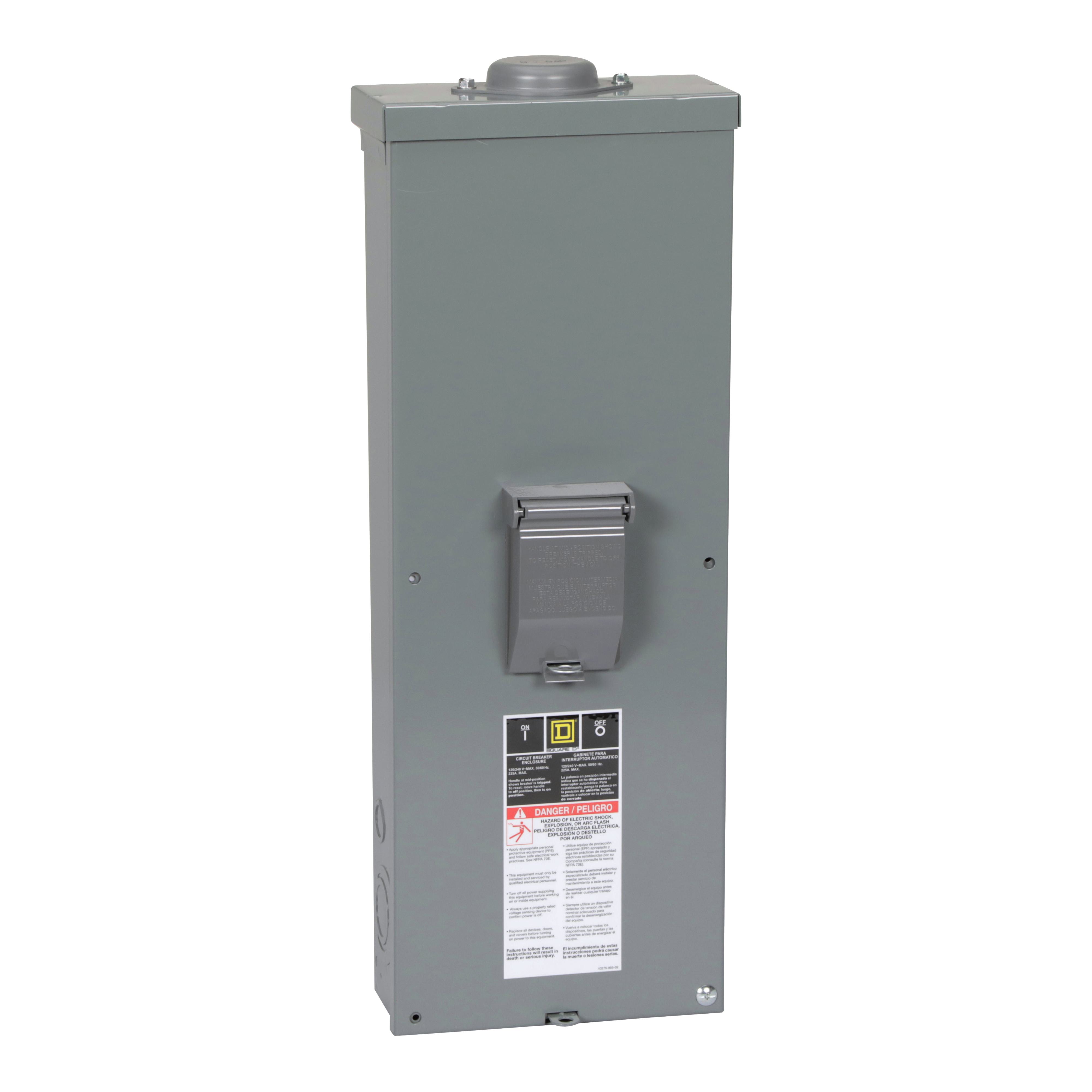 Square D™ QOM2E2200NRB Single Phase Main Breaker Load Centers