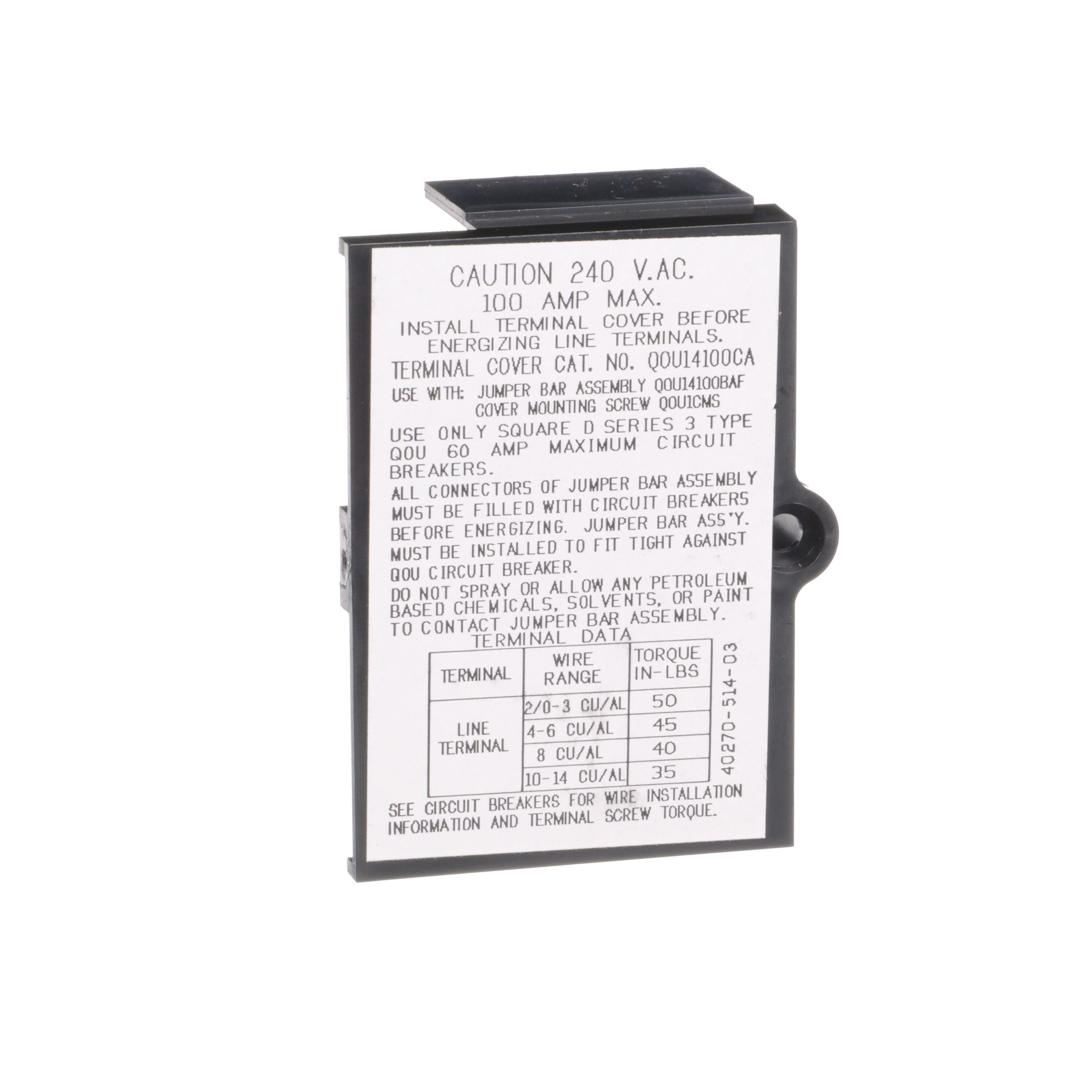 Square D™ QOU14100CAB Breaker Renewal Parts/Accessories