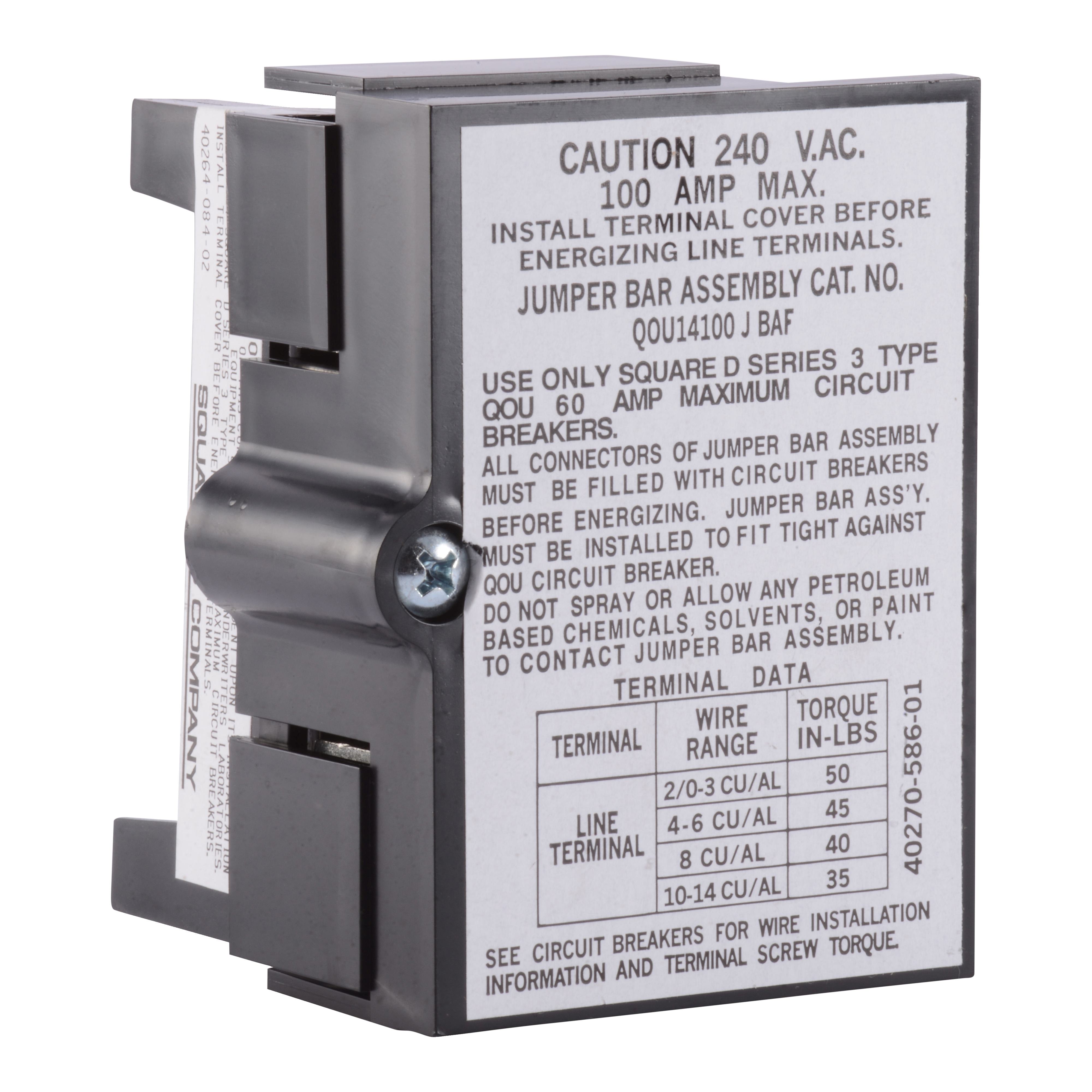 Square D™ QOU14100JBAF Breaker Renewal Parts/Accessories