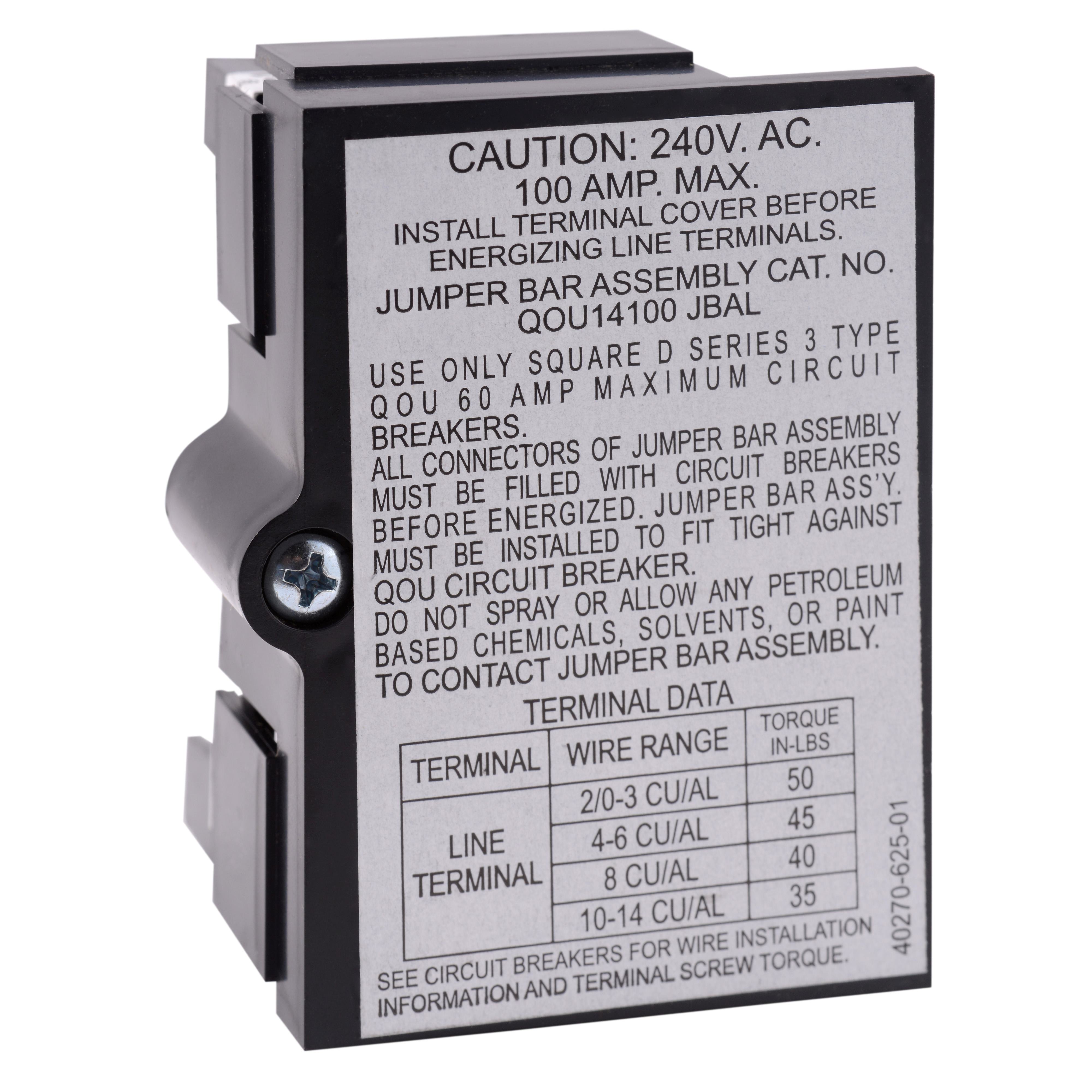 Square D™ QOU14100JBAL Breaker Renewal Parts/Accessories