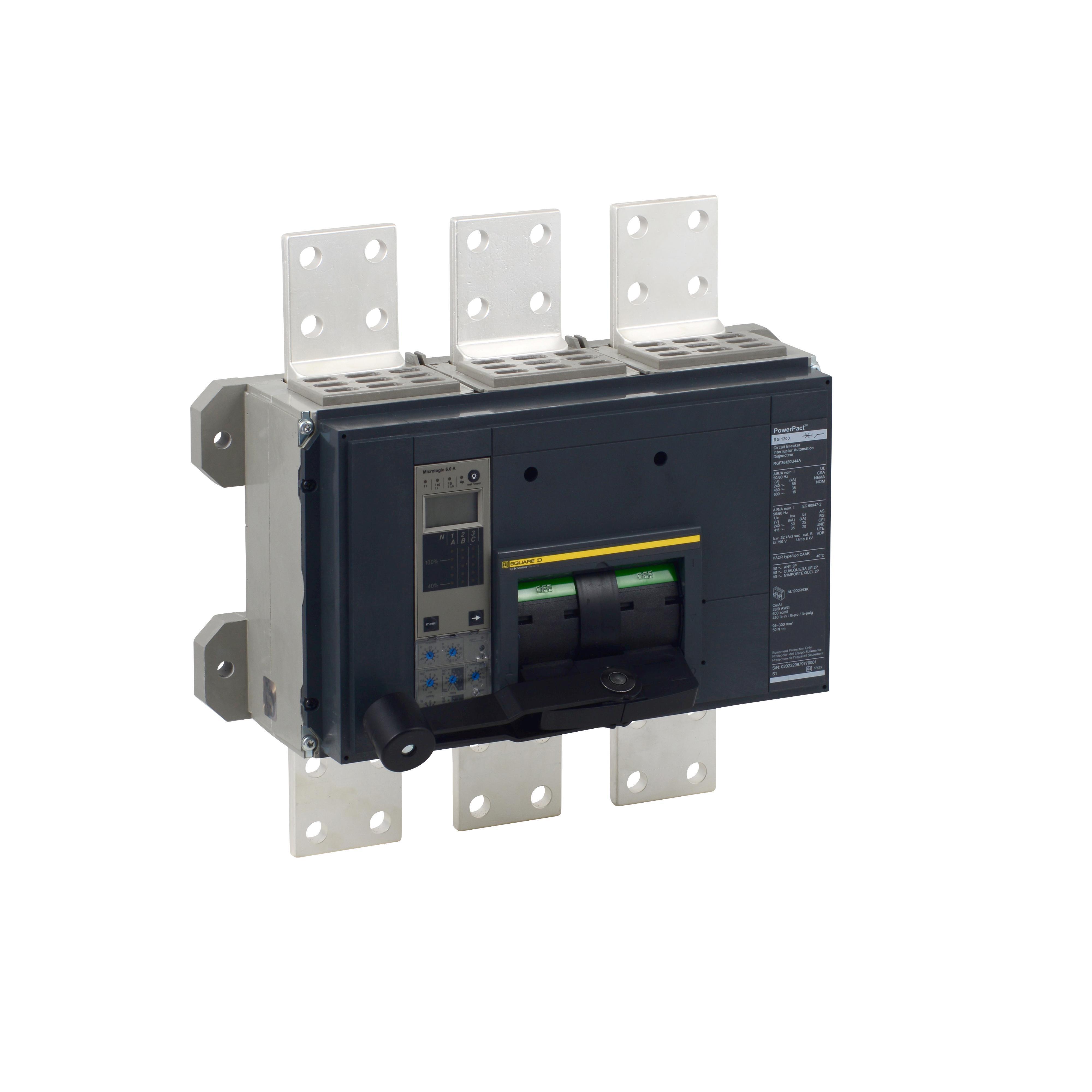 Square D™ RJF36160CU44A Molded Case Circuit Breakers