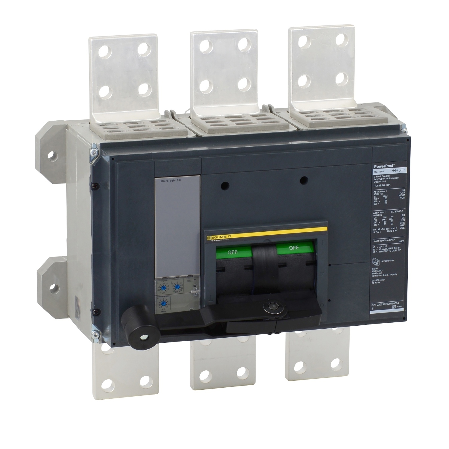 Square D™ RKF36080CU31A Molded Case Circuit Breakers
