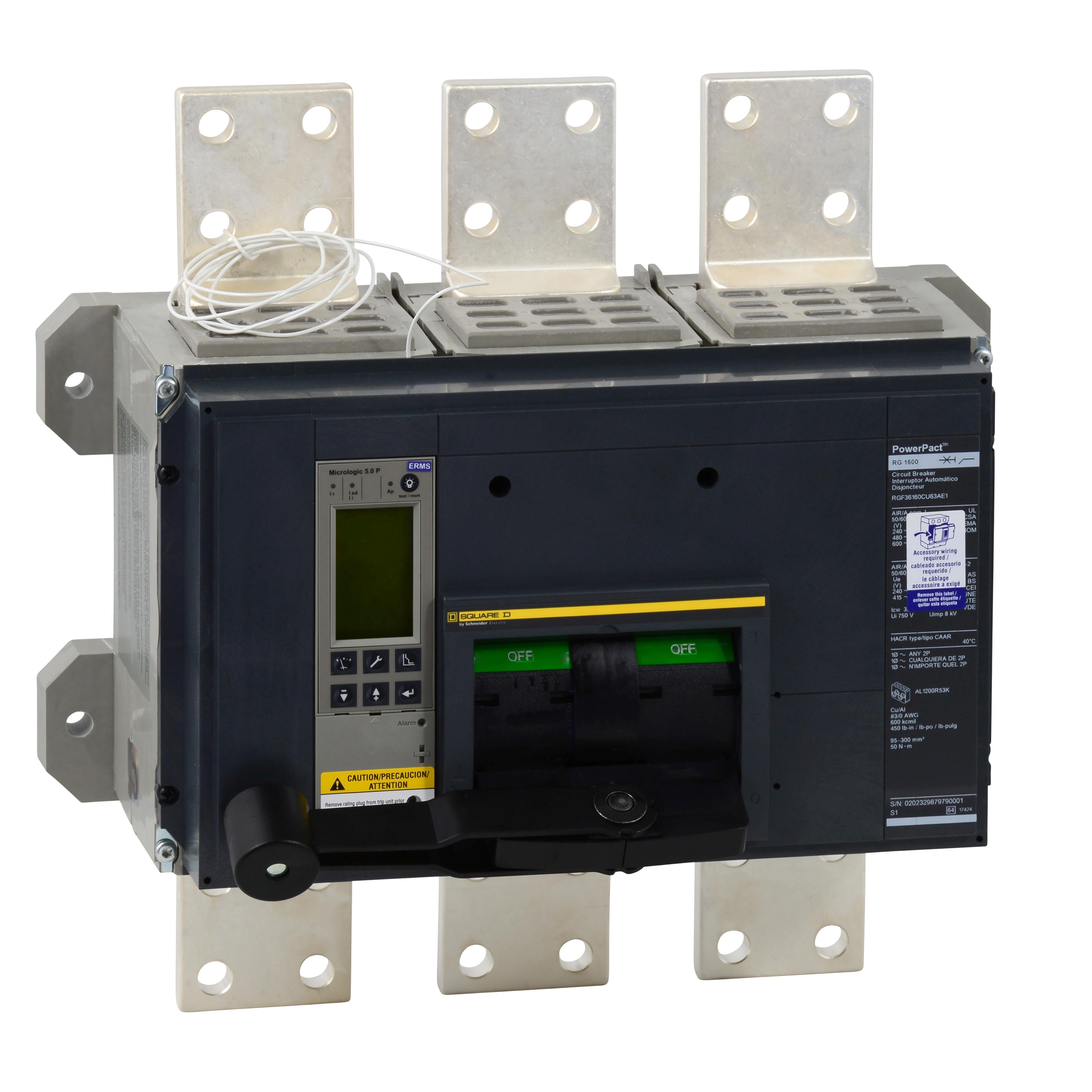 Square D™ RGF36160CU64AE1 Molded Case Circuit Breakers