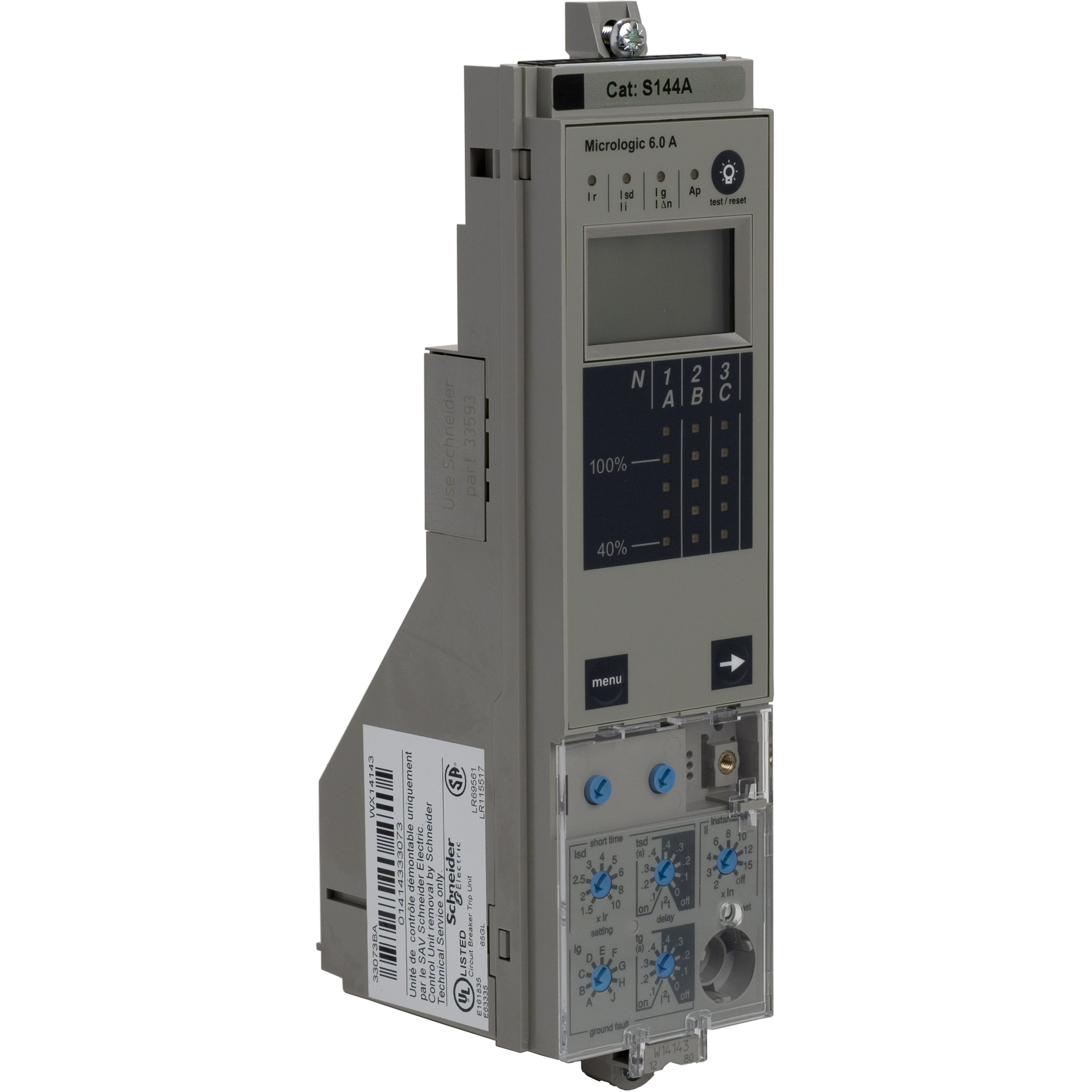Square D™ S144A Breaker Trip Units