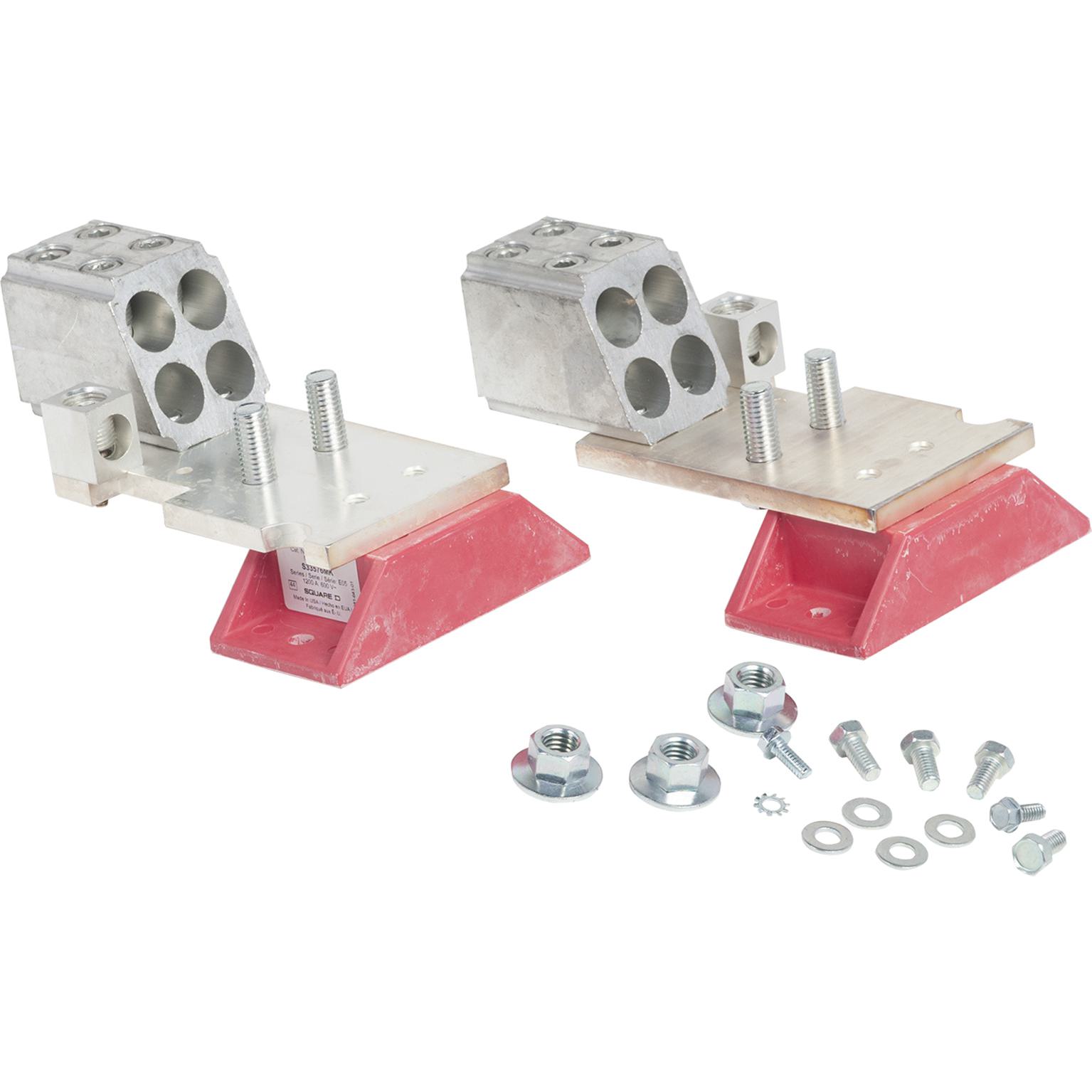 Square D™ S33576MK Neutral Mounting Kit, For Use With PowerPact® P Frame, Masterpact™ NT M800R/S/AWK/DS, P1200R/S Circuit Breaker, 3/0 AWG to 500 kcmil Lug