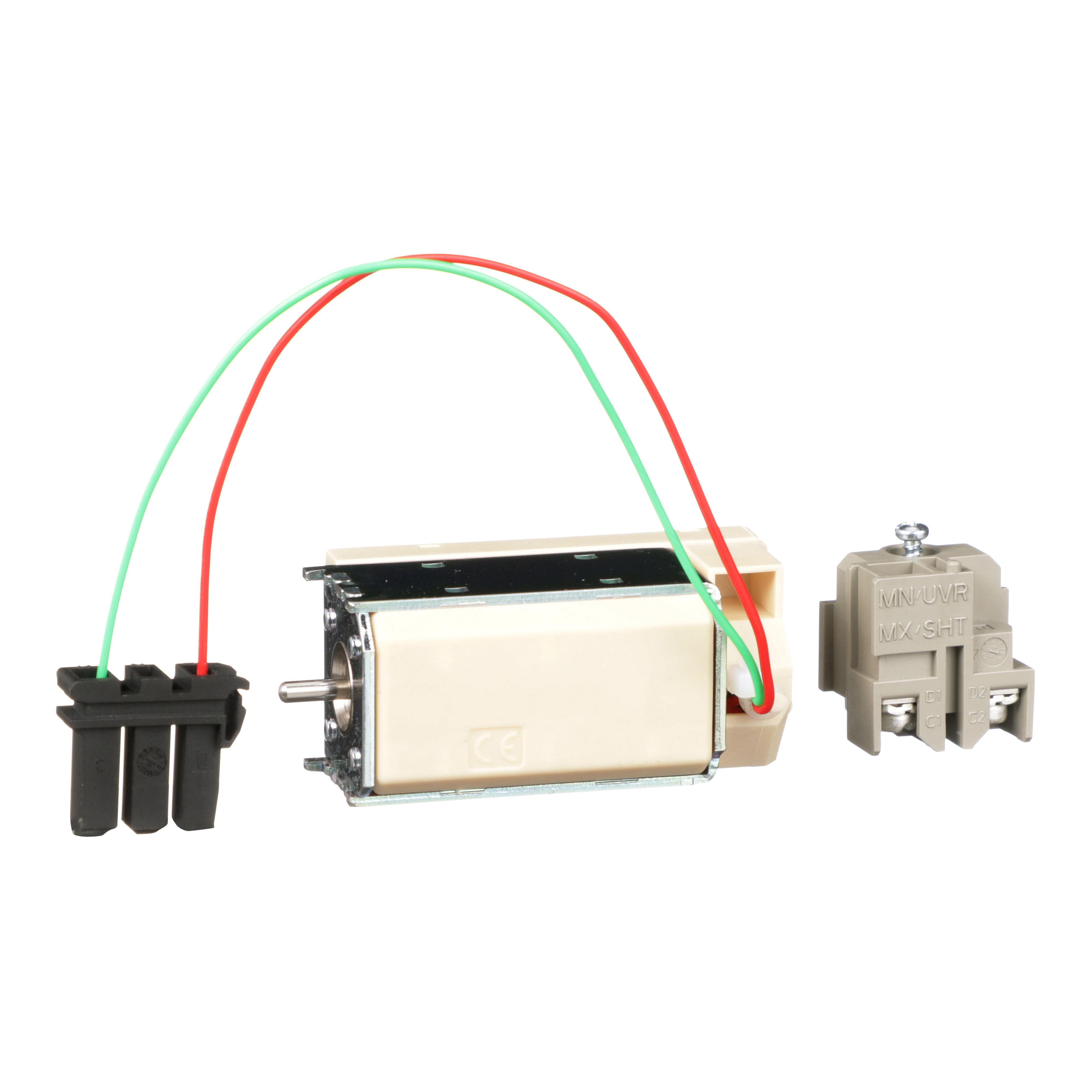 Square D™ PowerPact™ S33659 Standard Circuit Breaker Shunt Trip, 24 to 30 VAC/VDC, 24 VAC, 30 VDC