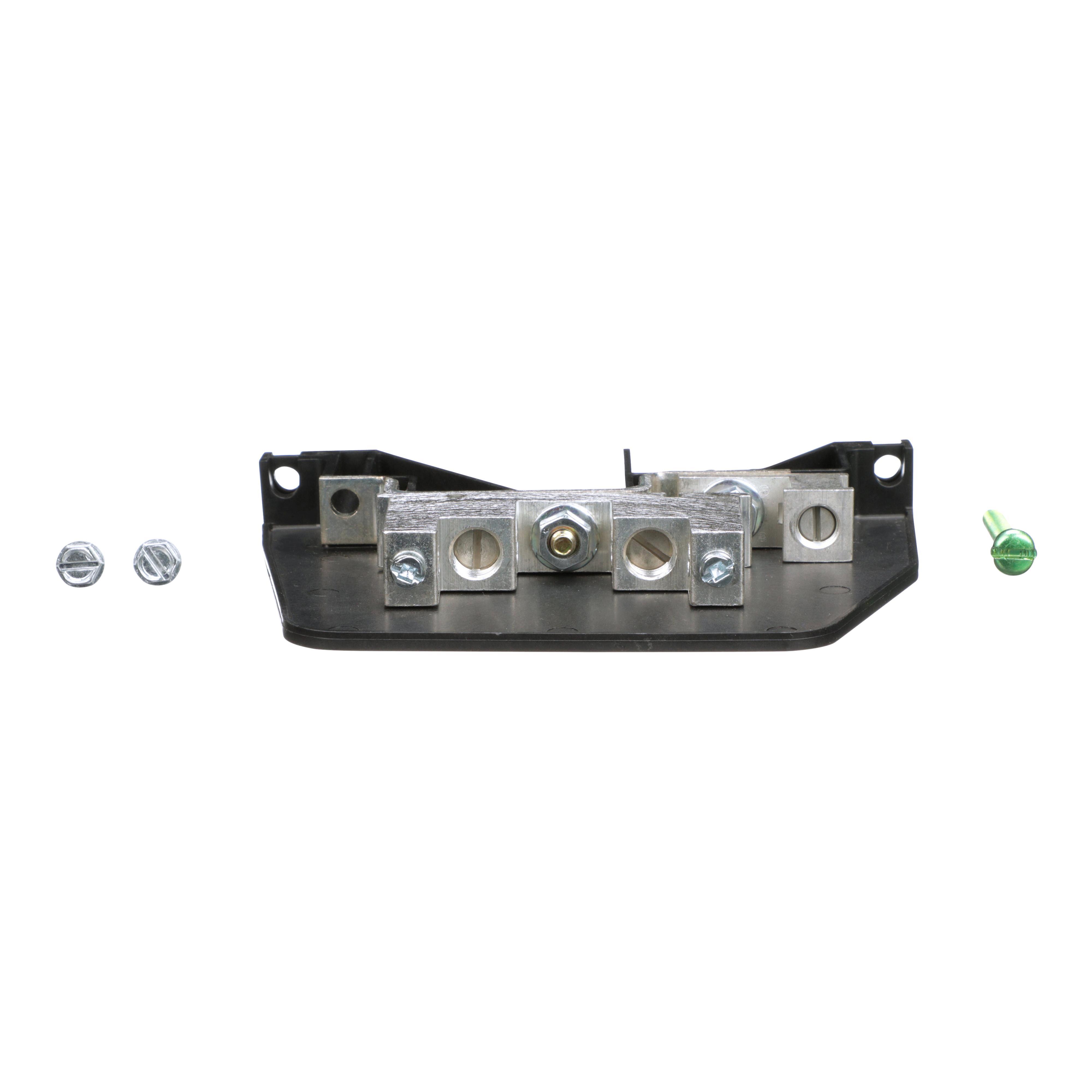 Square D™ SN0310 Groundable Heavy Duty Insulated Neutral Assembly, For Use With Double Throw Safety Switch, 30/100 A, 14 to 1/0 AWG Al/Cu