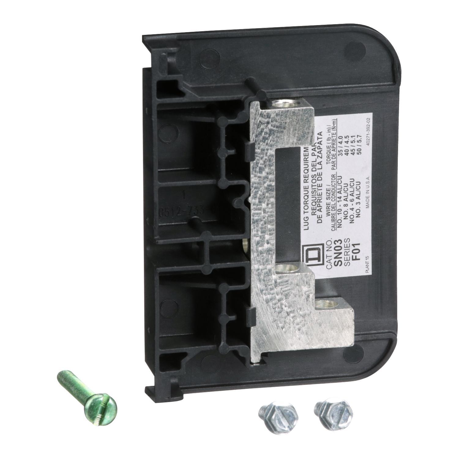 Square D™ CSN03 Switch Ground & Neutral Components