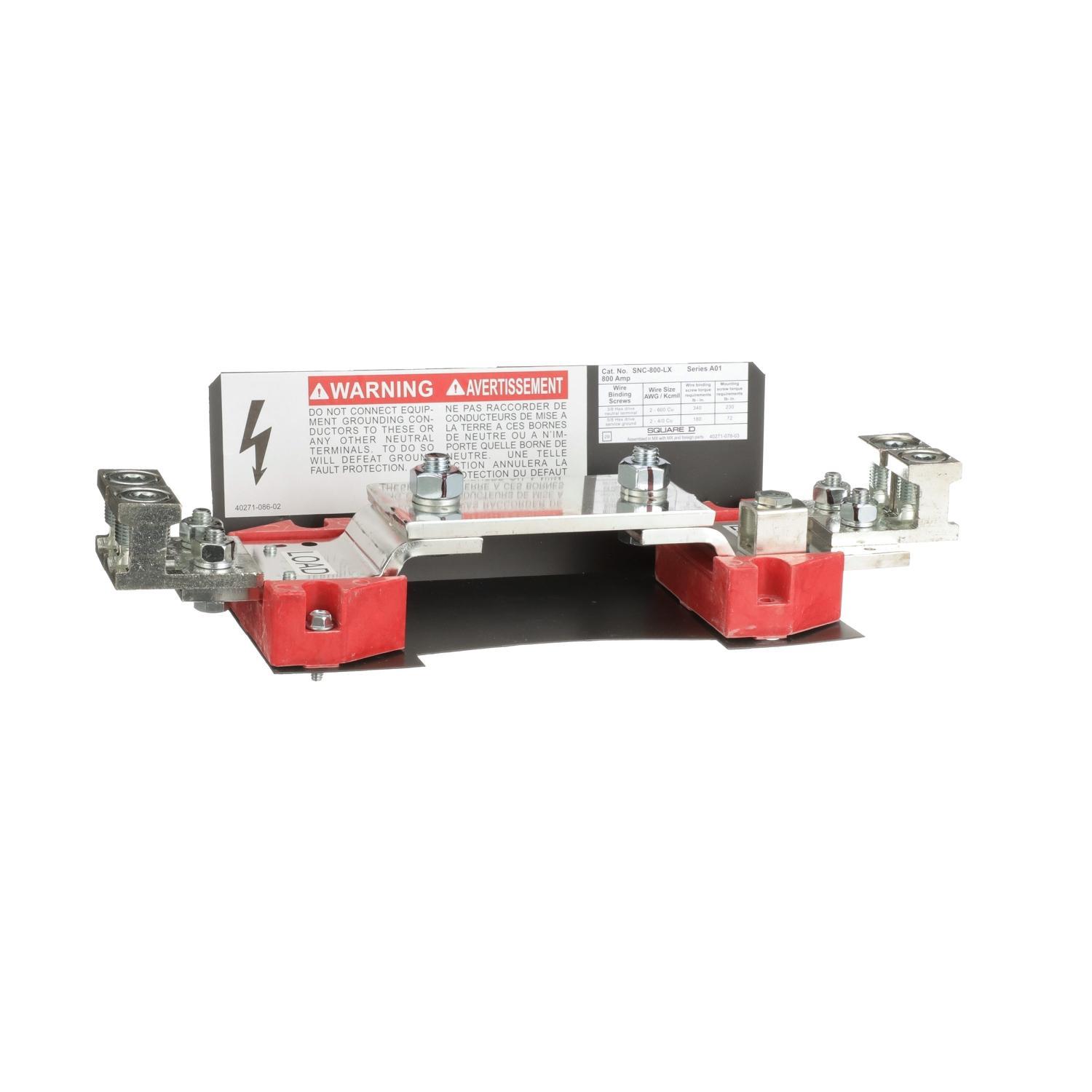 Square D™ SNC800LX Breaker Enclosure Neutral Kits