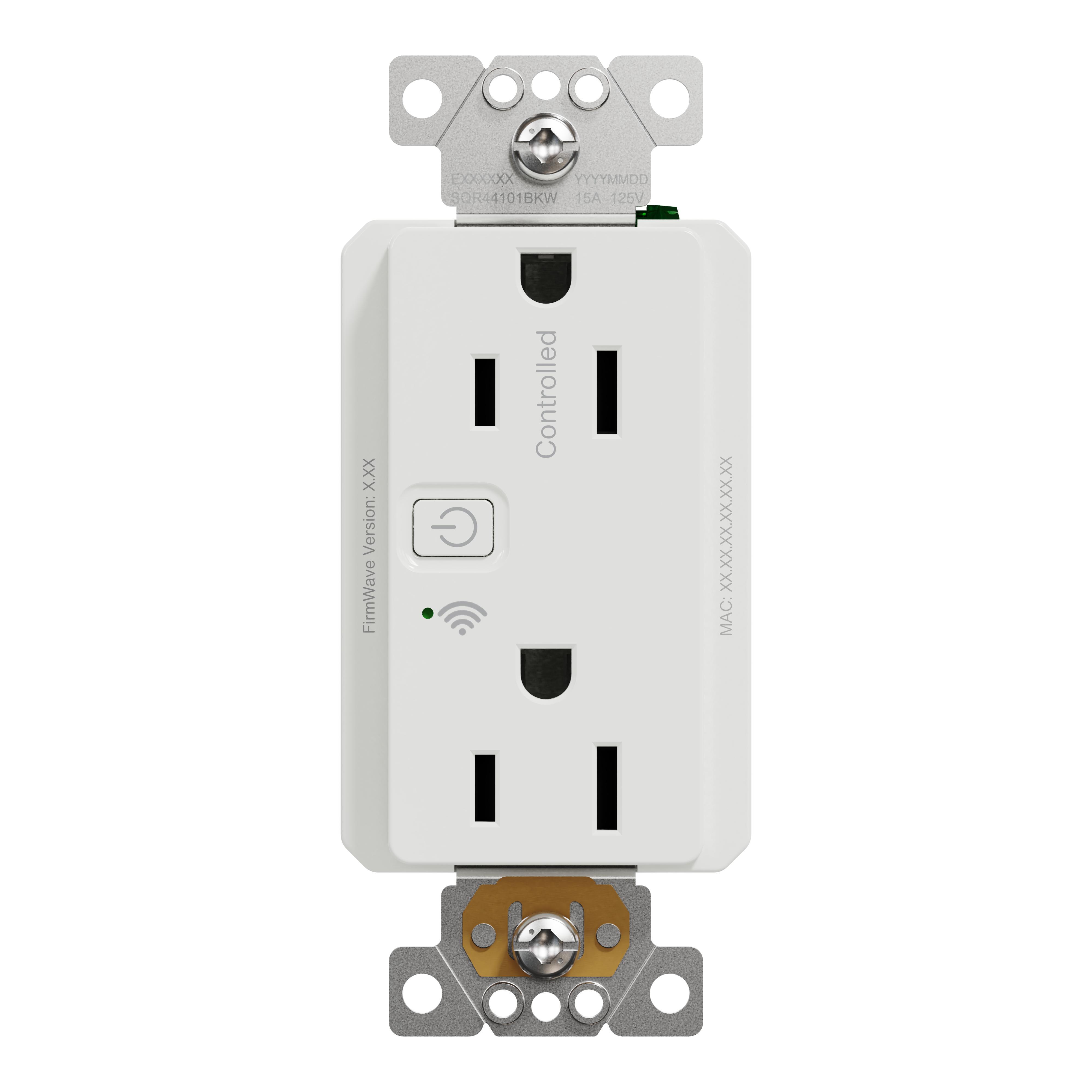 Square D™ SQR441U1WHW Electrical Receptacles