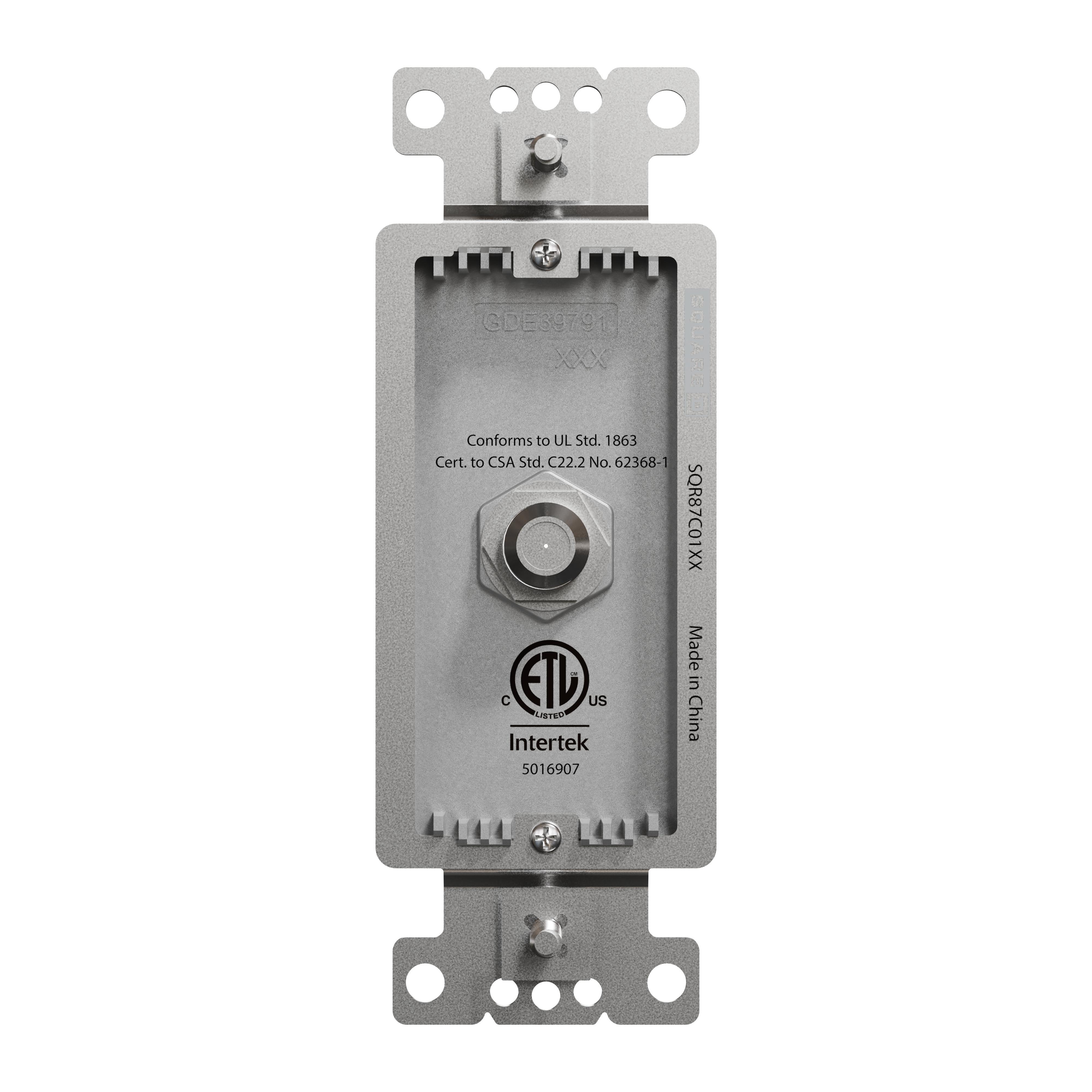 Square D™ SQR87C01GY Audio & Video Couplers