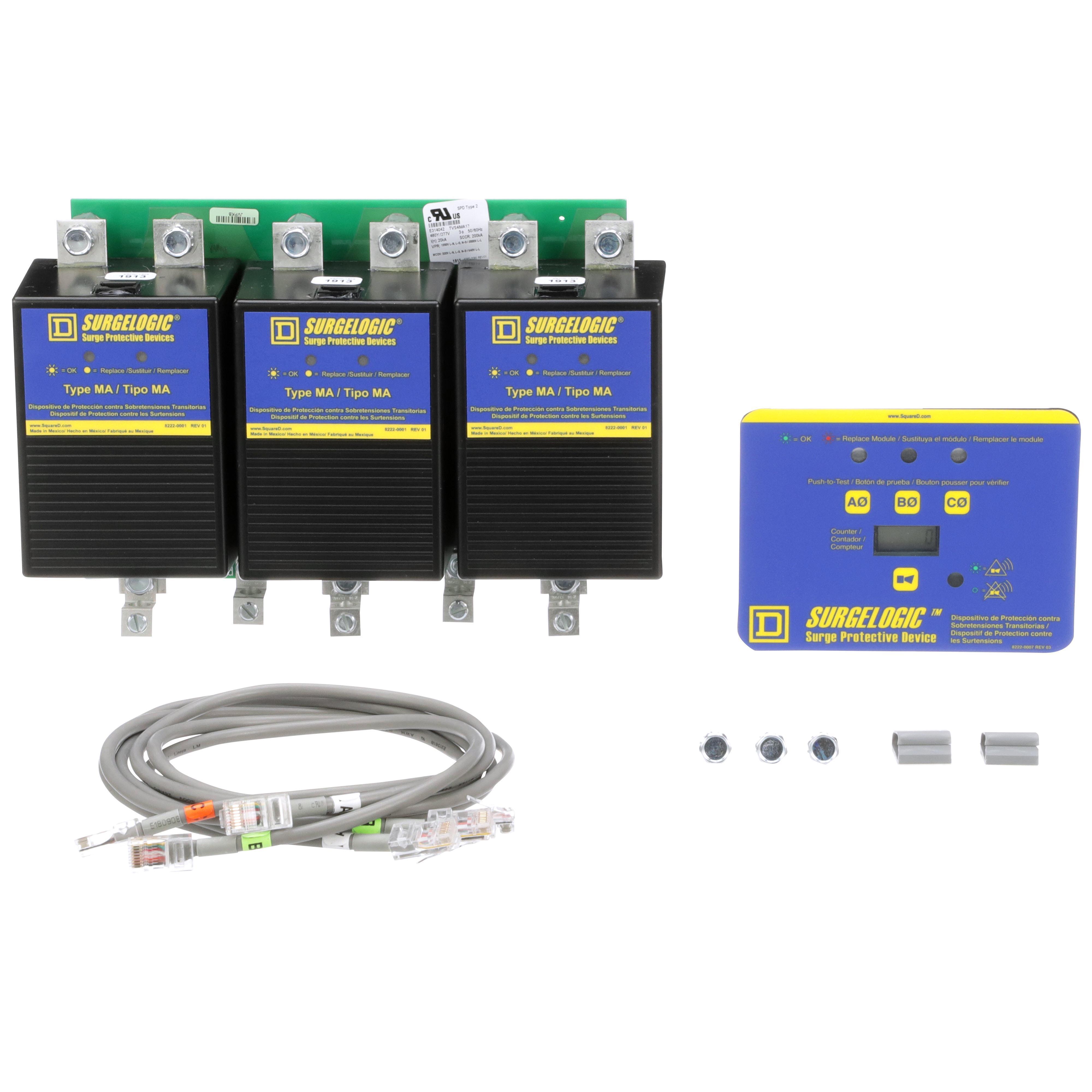 Square D™ TVS4IMA12O AC Surge Protective Devices