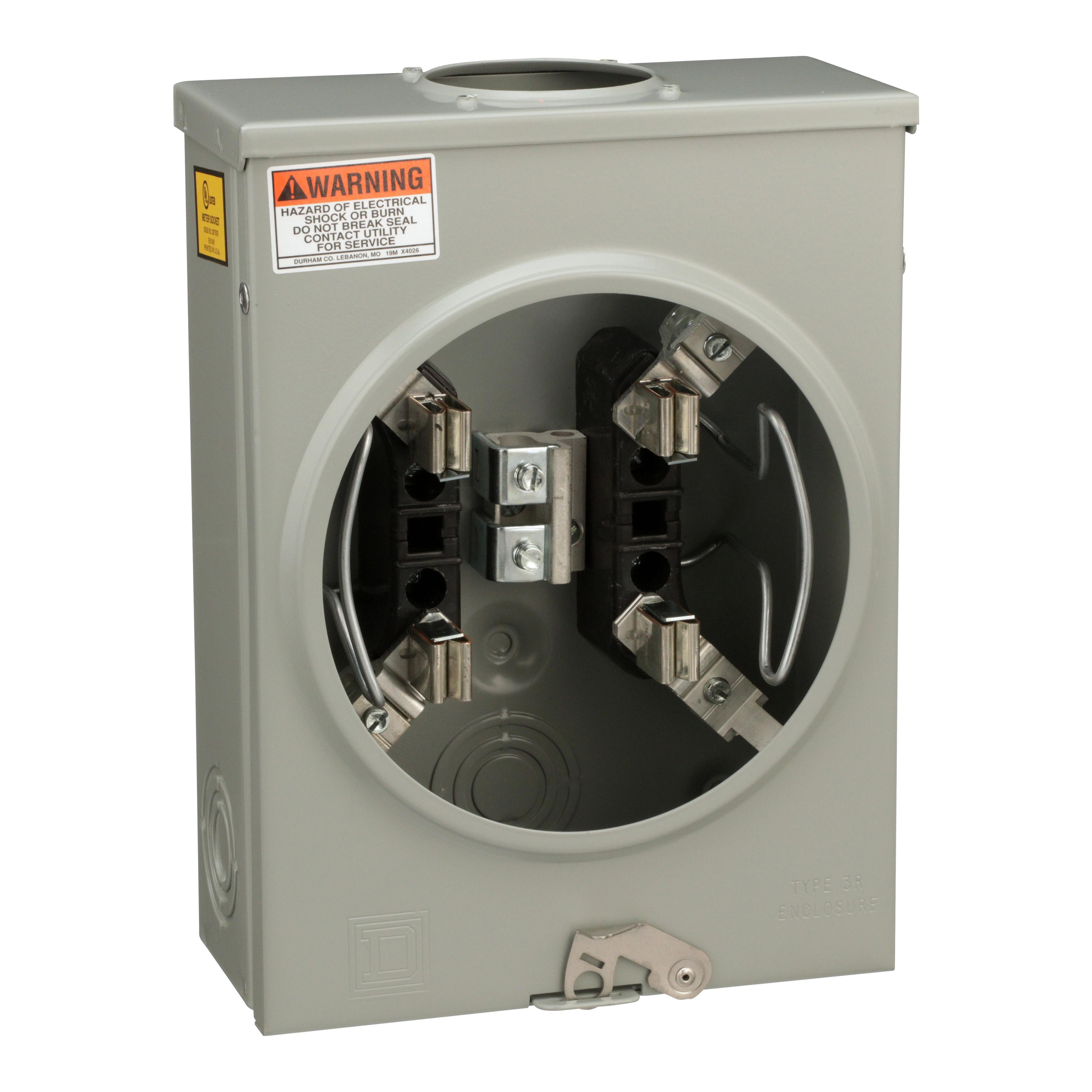 Square D™ UHTRS101B Meter Sockets - Single Position