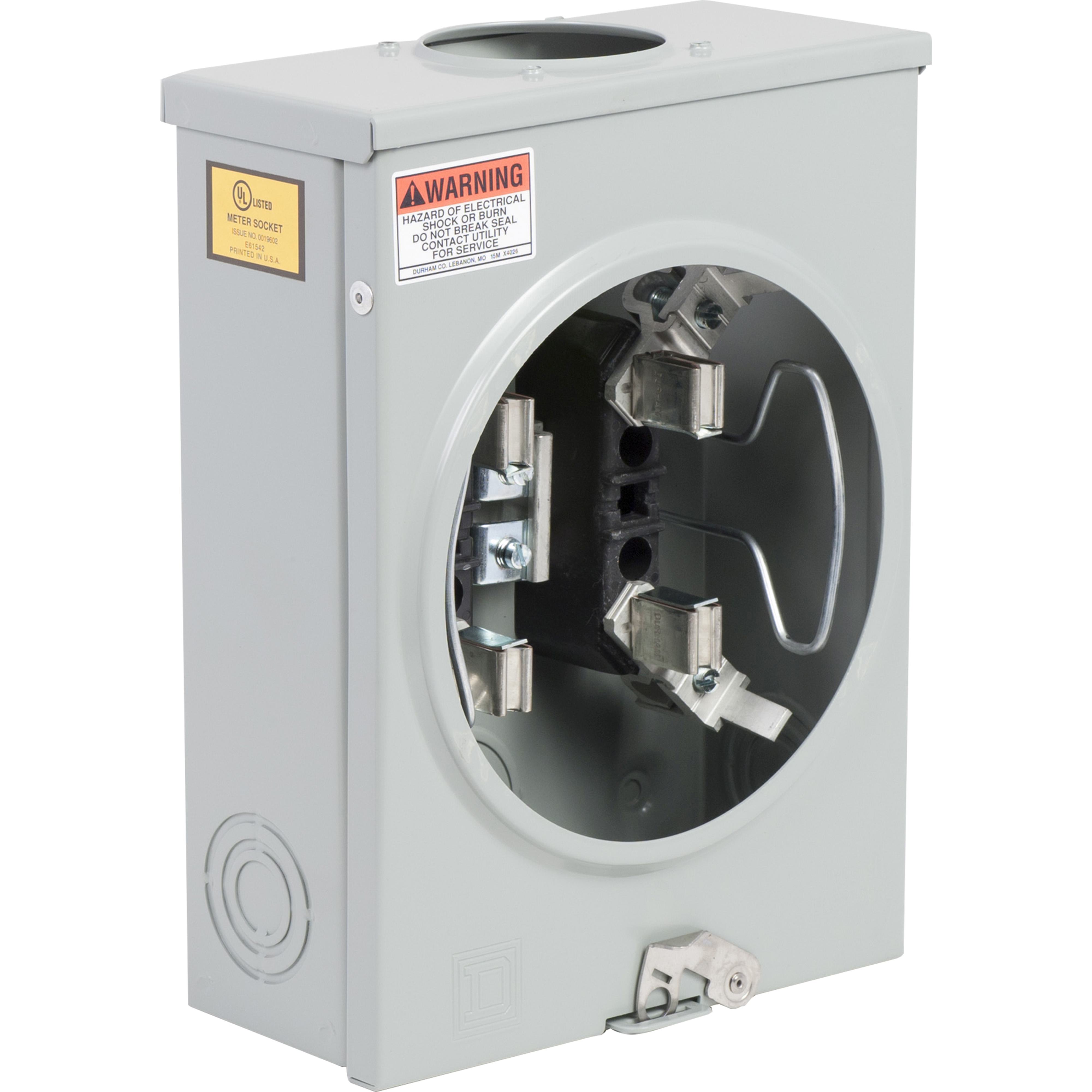 Square D™ UTZRS101CFL Meter Sockets - Single Position