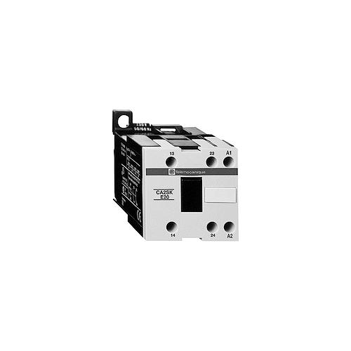 Square D™ TeSys™ CA2SKE20G7 SK Series Control Relay, 10 A, 2NO 2 Form A Contact, 120 V AC V Coil