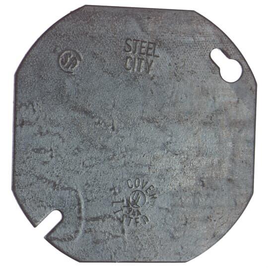 Steel City® 54C1-RD Octagon Box Covers