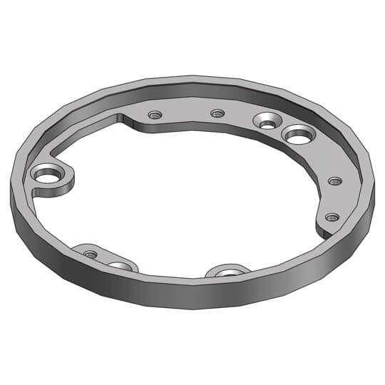 Steel City® 600-4-FL-AL Floor Box Adjusting Rings