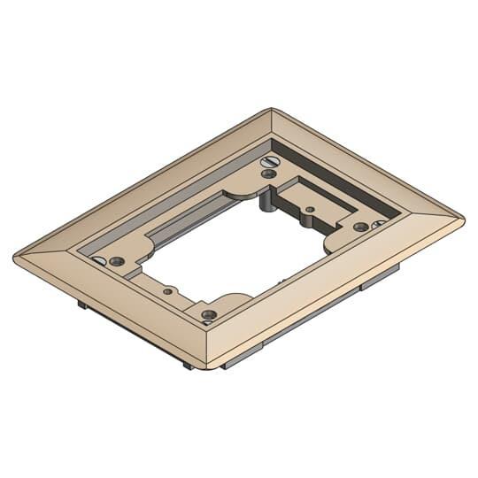 Steel City® 641-P-CAC-BGE Floor Box Service Fittings