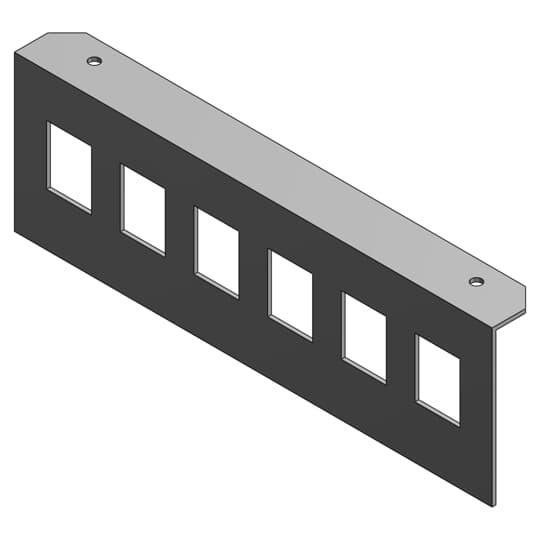 Steel City® 668S-6RJ Floor Box Service Fittings