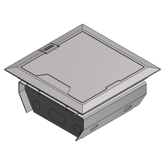 Steel City® AFM-4-ALM-N Raised Floor Outlet Box Modules
