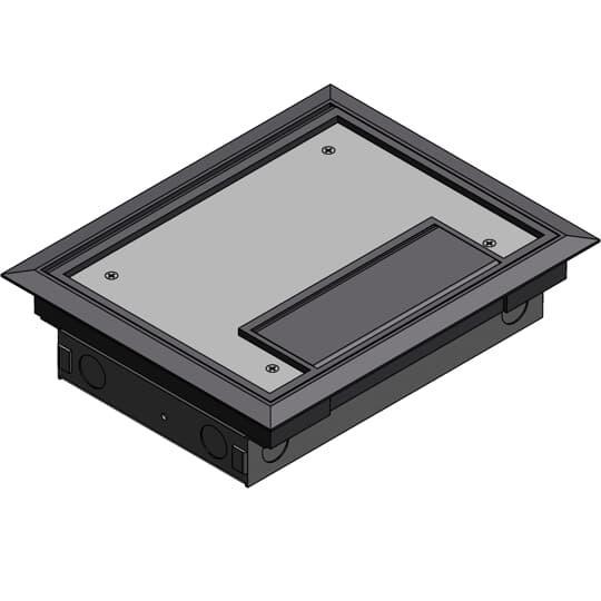 Steel City® AFM-6S2-GRY Raised Floor Outlet Box Modules