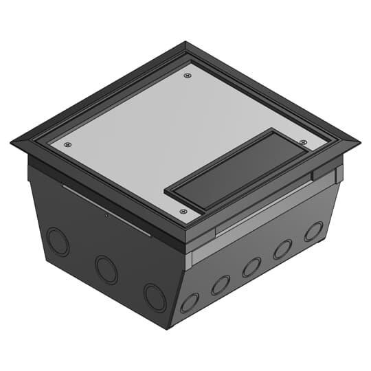 Steel City® AFM-8-BLK Raised Floor Outlet Box Modules
