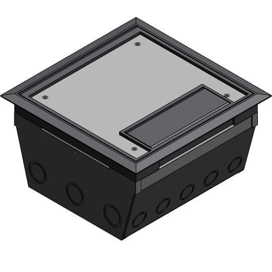 Steel City® AFM-8-GRY Raised Floor Outlet Box Modules