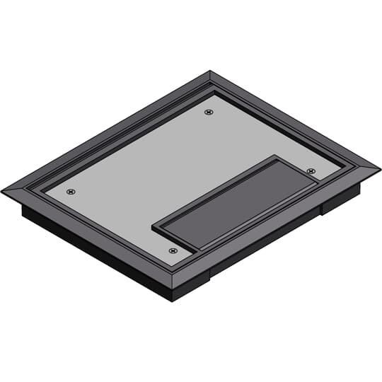 Steel City® AFM6-CST-SW-GRY Raised Floor Outlet Box Covers