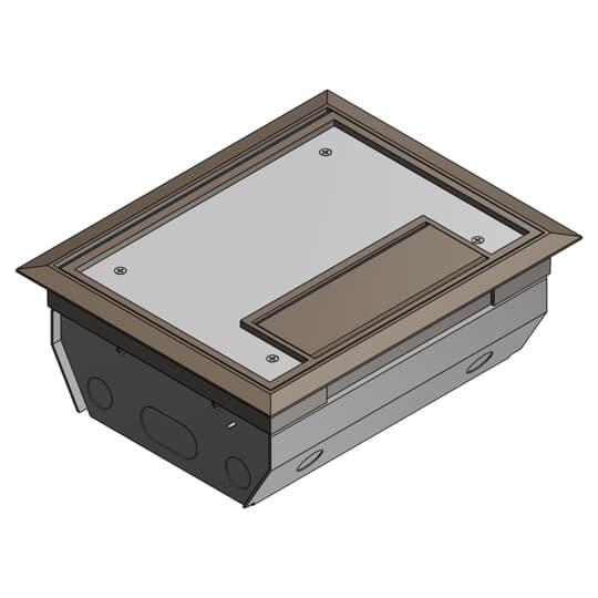 Steel City® AFM-6-BRN Raised Floor Outlet Box Modules