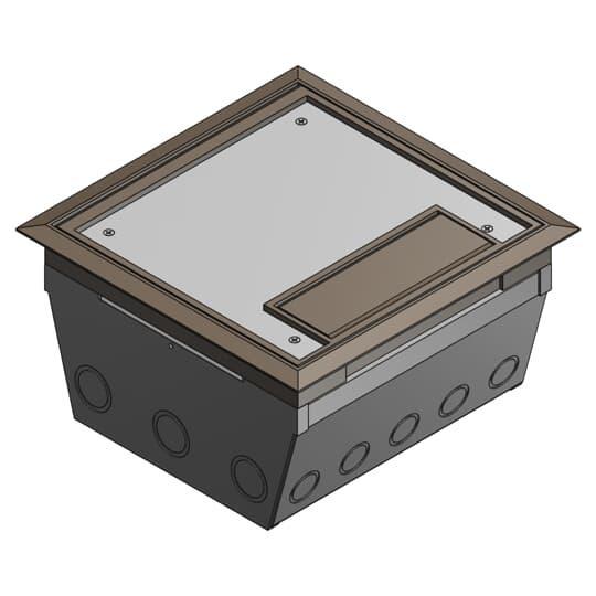 Steel City® AFM-8-BRN Raised Floor Outlet Box Modules