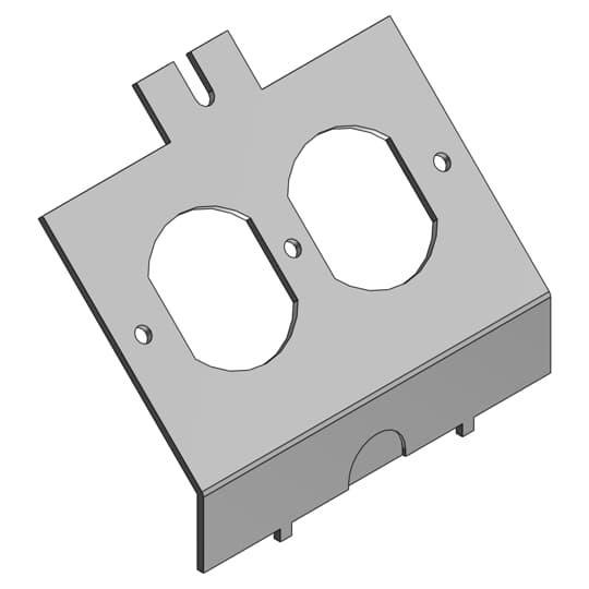 Steel City® AFP-2A Raised Floor Outlet Box Device Panels