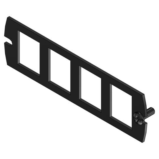 Steel City® FPT4-CPA-4KEY Floor Box Outlet Face Plates