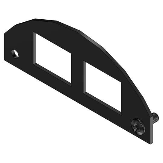 Steel City® FPT4-CPB-2KEY Floor Box Outlet Face Plates