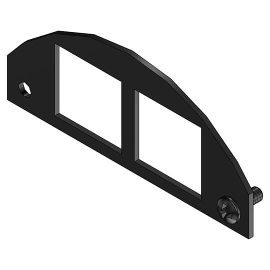 Steel City® FPT4-CPB-2SYS Floor Box Outlet Face Plates