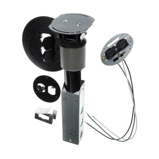 Steel City® FPT445-SW-BLK Poke-Through Assembled Units