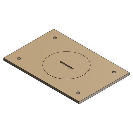 Steel City® P-64-2 Floor Box Covers