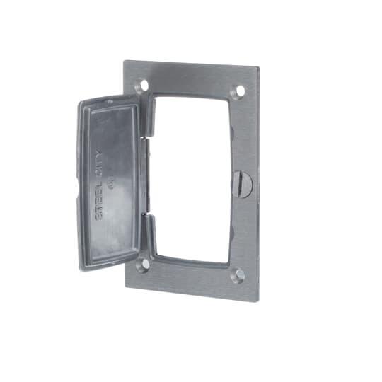 Steel City® P64-GFCI-AL Floor Box Covers