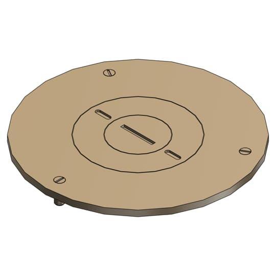 Steel City® P-90-1/2-2 Floor Box Covers