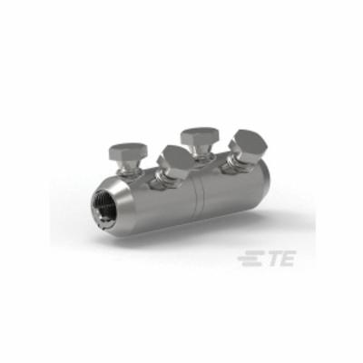 TE Connectivity ASBS-2-350 Shear Bolt Connector, 2 AWG to 350 kcmil Aluminum/Copper Conductor