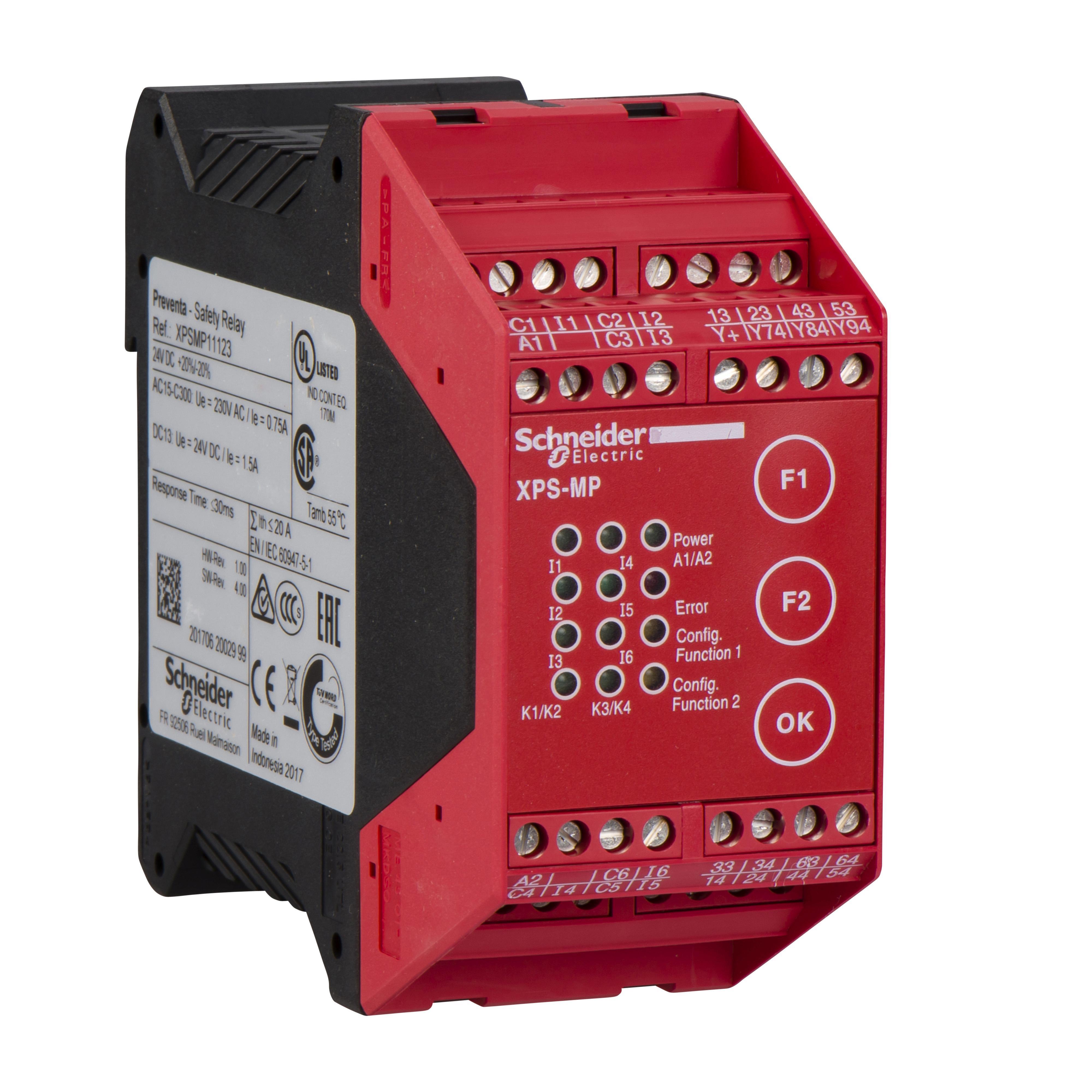 Schneider Electric XPSMP11123 Safety Relays