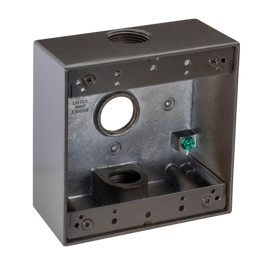 Southwire - Topaz WB2375B Weatherproof Device/Outlet Boxes