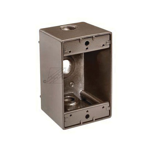 Southwire - Topaz WDB1375B Weatherproof Device/Outlet Boxes