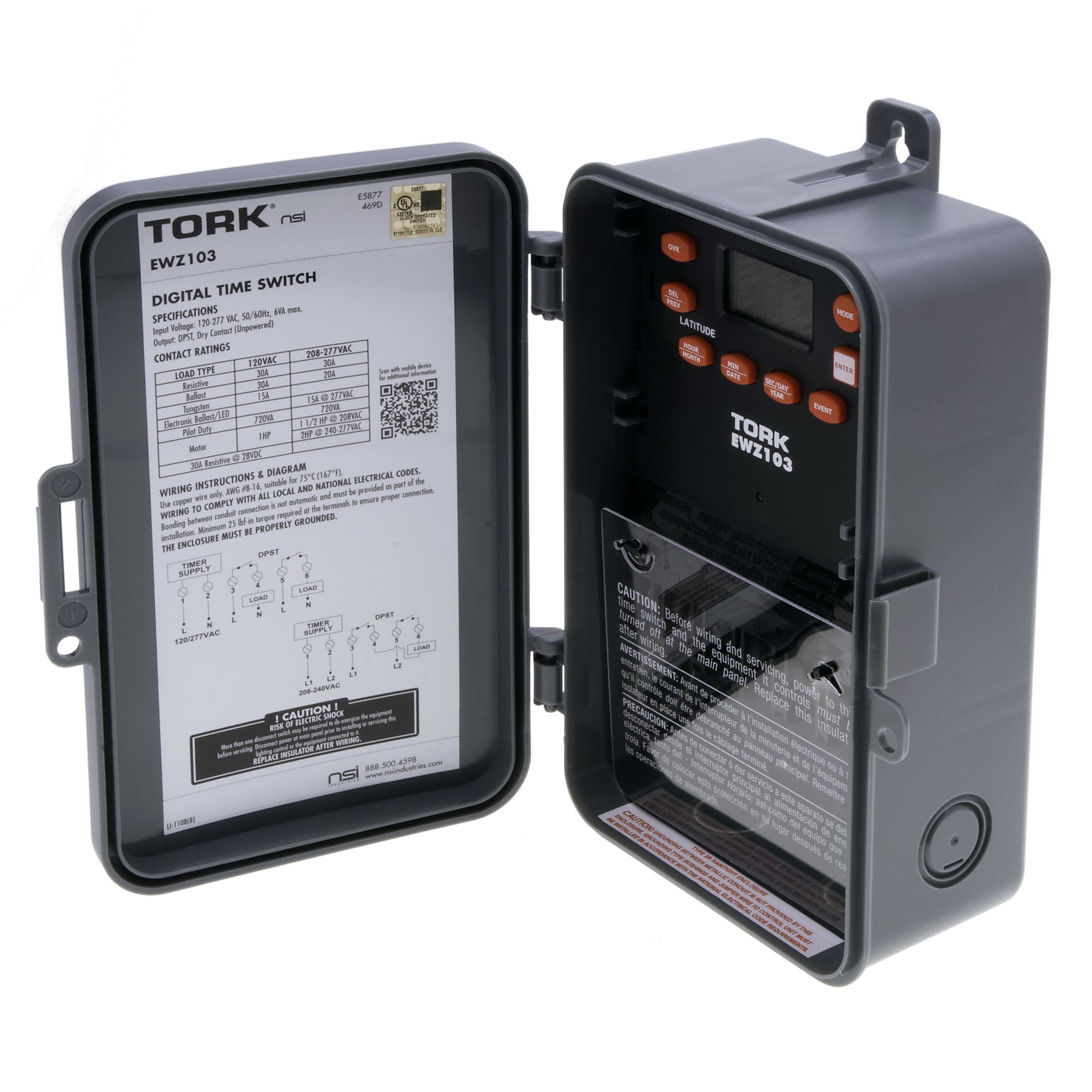 TORK® EWZ103 Electronic Timers