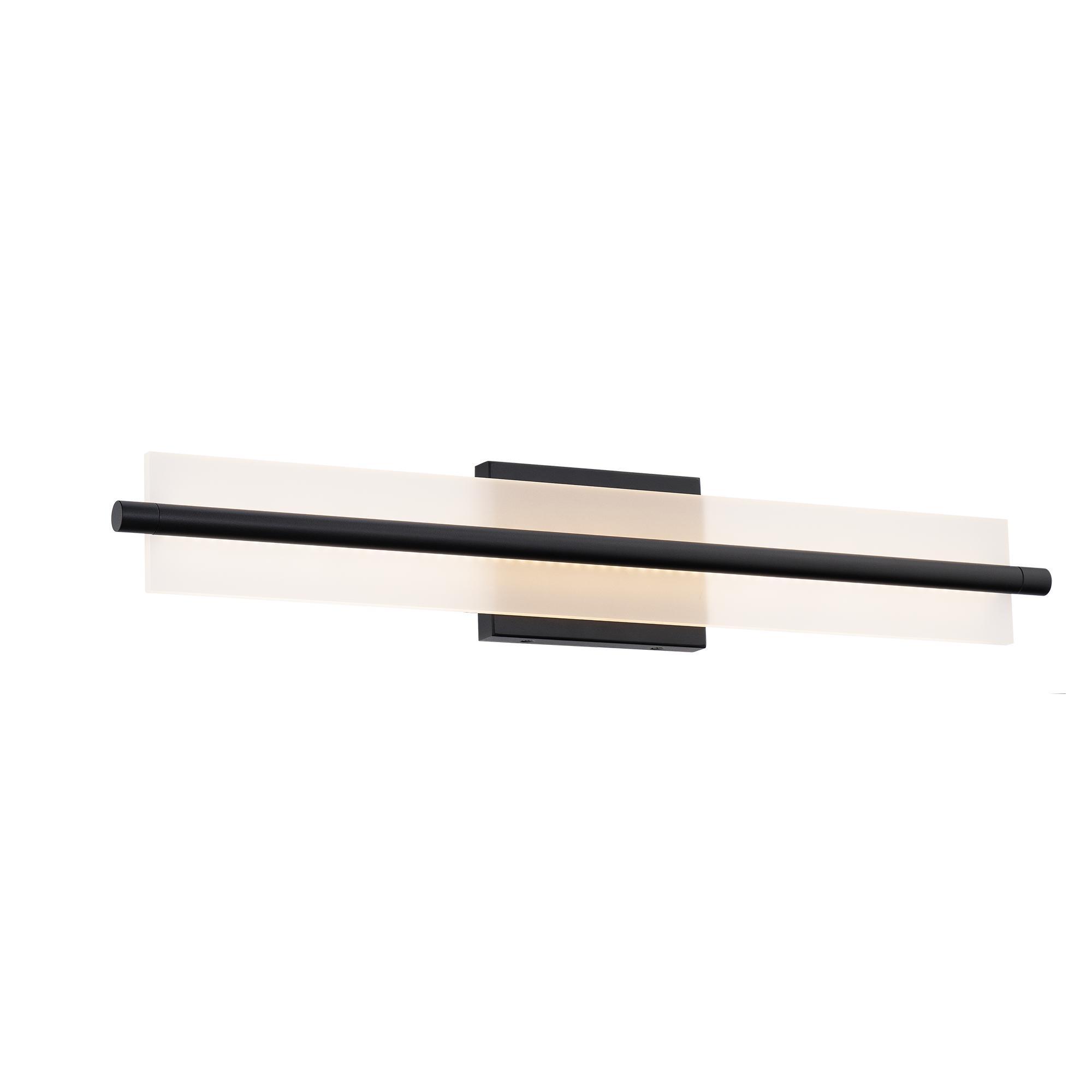 WAC WS-241128-CS-BK Bath & Vanity Fixtures