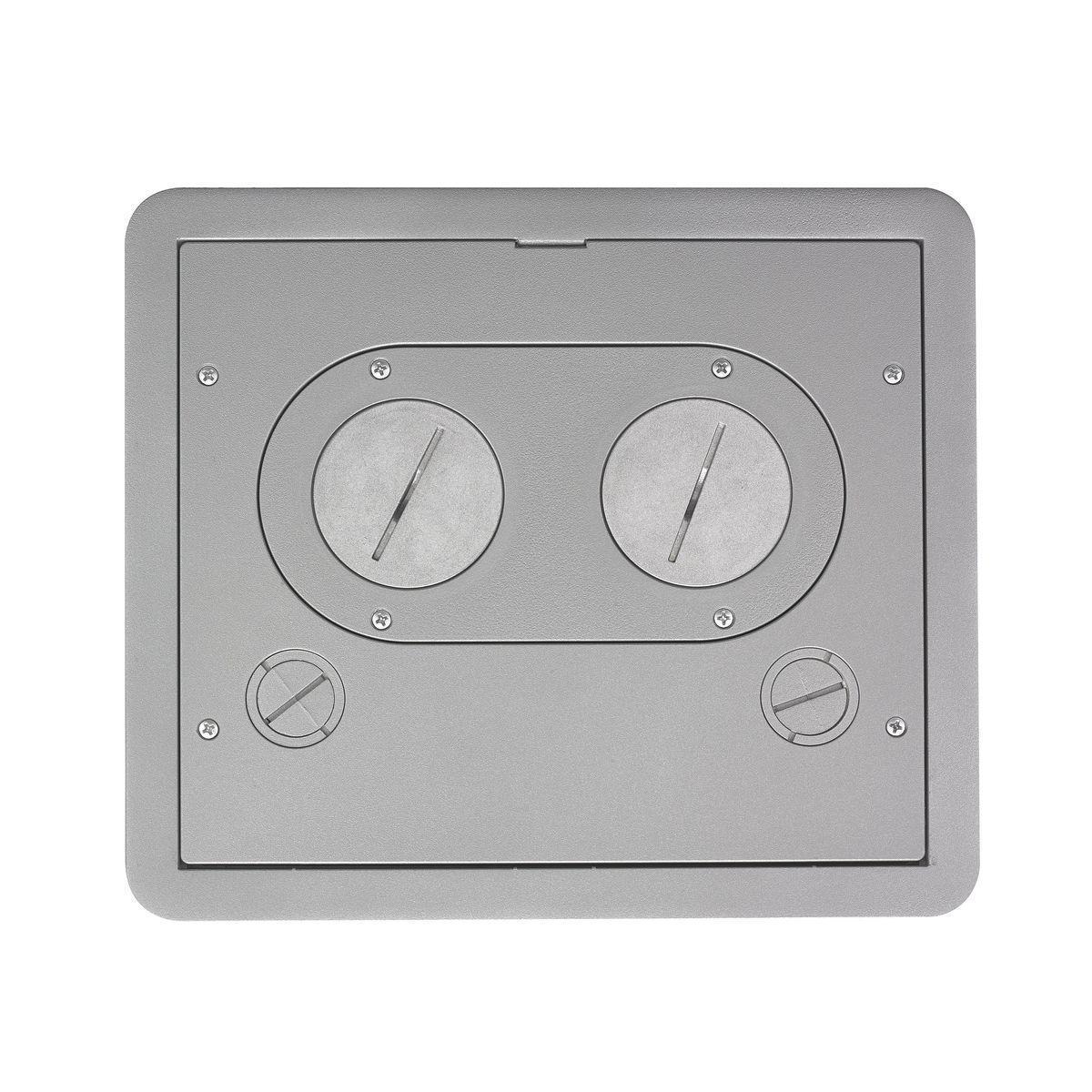 Hubbell Wiring Device-Kellems 610GCFFCVRALU Floor Box Covers