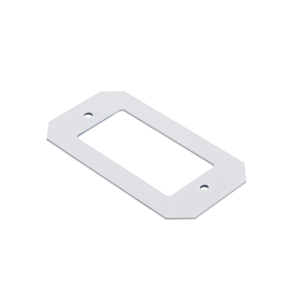 Wiremold® 8DEC Multi-Service Device Mounting Plate, For Use With Evolution™ 6AT Series Poke Through Device, Black/Brass/Bronze/Gray/Nickel
