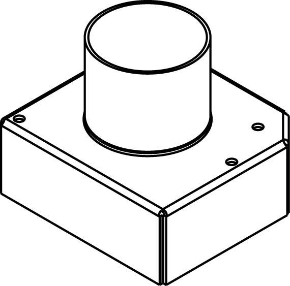Wiremold® 152CHA Multi-Service Bottom Housing Assembly, 6 in Hole, For Use With Evolution™ 6AT 6 in Poke-Thru Device