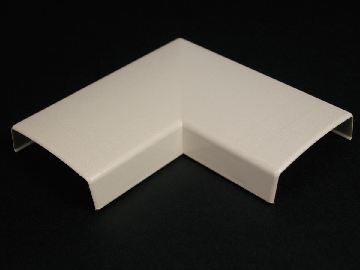 Wiremold® WMD2311-WH Flat Non-Metallic Raceway Elbow, 90 deg Bend, 11/16 x 2-1/4 in OD, PVC