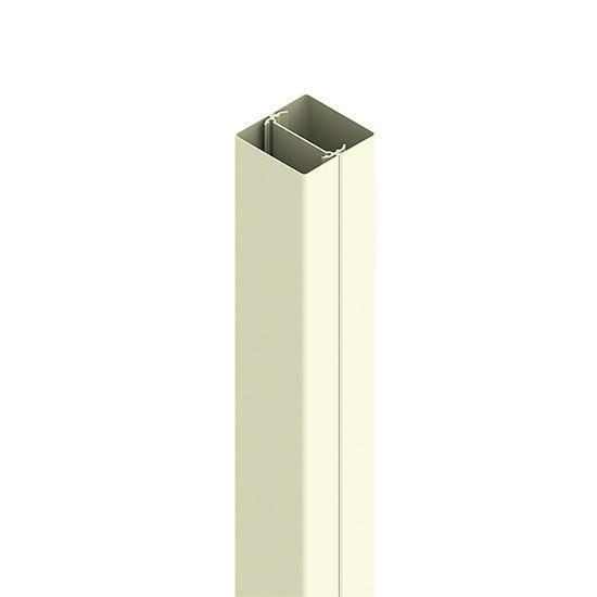Wiremold® Tele-Power® 25DTC-415 Blank Steel Pole, 15 ft 5 in L x 2-1/4 in W, Aluminum